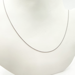 Load image into Gallery viewer, 14K Solid White Gold Cable Necklace. 030GT2WG
