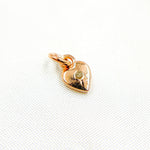 Load image into Gallery viewer, DC138. Diamond Sterling Silver Heart Charm