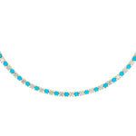 Load image into Gallery viewer, NFQ72599. 14K Solid Gold Diamond and Gemstone Fancy Necklace
