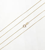 Load image into Gallery viewer, 14K Solid Yellow Gold Curb Chain.