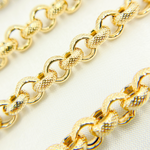 Load image into Gallery viewer, Sterling Silver Textured Round Link Chain