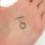 Load image into Gallery viewer, Toggle1SS. White Sterling Silver Toggle Clasp