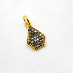 Load image into Gallery viewer, DC1015. Diamond Sterling Silver Drop Charm