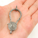 Load image into Gallery viewer, Sterling Silver Pear Shape Trigger Clasp