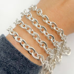 Load image into Gallery viewer, V67SS. Sterling Silver Cable Chain