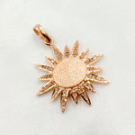 Load image into Gallery viewer, Silver Sun Pendant