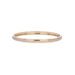 Load image into Gallery viewer, BNJ68608. 14K Solid Yellow Gold Diamond Bangle