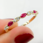 Load image into Gallery viewer, 14K Solid Gold Diamond and Gemstone Ring.