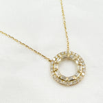 Load image into Gallery viewer, NT402341. 14K Solid Gold Diamond Necklace