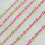 Load image into Gallery viewer, Gold Plated Enamel Chain