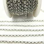 Load image into Gallery viewer, Oxidized Sterling Silver Rolo Chain
