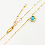 Load image into Gallery viewer, 14K Solid Gold Diamond and Turquoise