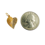 Load image into Gallery viewer, 14K Gold with Diamonds Heart Shape Charm. GDP57