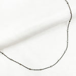 Load image into Gallery viewer, Oxidized Sterling Silver Cube Satellite Necklaces