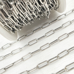 Load image into Gallery viewer, Oxidized Sterling Silver Paperclip Chains