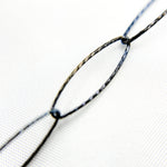 Load image into Gallery viewer, Silver Diamond Cut Oval Link Chain