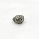 Load image into Gallery viewer, Diamond & Sterling Silver Oval Bead