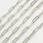 Load image into Gallery viewer, Shop Sterling Silver Flat Paperclip Chain