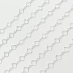 Load image into Gallery viewer, Shop Now Sterling Silver Clover Link Chain