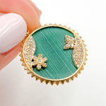 Load image into Gallery viewer, Buy Gold Round Butterfly and Flower Pendants