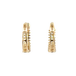 Load image into Gallery viewer, EHJ56873. 14k Solid Gold Diamond Hoops