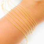Load image into Gallery viewer, 14K Solid Gold Curb Chain