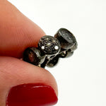 Load image into Gallery viewer, DC748. Diamond Sterling Silver Spacer Bead with Gemstone