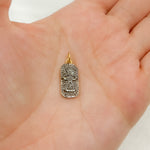 Load image into Gallery viewer, DC323. Diamond Sterling Silver Rectangle Cross Charm