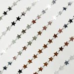 Load image into Gallery viewer, V312SS. 925 Sterling Silver Fancy Star-Link Chain