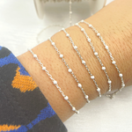 Load image into Gallery viewer, V203ENSS. Sterling Silver Enamel Chains