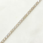 Load image into Gallery viewer, BTT65202. 14k Solid Gold Diamond Tennis Bracelet