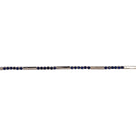 Load image into Gallery viewer, BFZ61295. 14K Solid Gold Gemstone Bar Bracelets