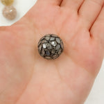 Load image into Gallery viewer, DC809. Diamond & Sterling Silver Round Bead