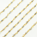 Load image into Gallery viewer, Pyrite Gold Wire Wrap Chain