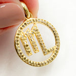 Load image into Gallery viewer, DC388. Diamond Sterling Silver Round Scorpio Zodiac Pendant