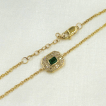 Load image into Gallery viewer, BFK60619EM. 14k Solid Gold Diamond and Gemstone Bracelet