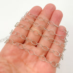 Load image into Gallery viewer, Shop Now Sterling Silver Twisted Oval Link Chain