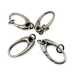 Load image into Gallery viewer, 500BR. 26MM Black Rhodium Sterling Silver Oval Clasp