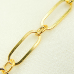 Load image into Gallery viewer, 281FGF. 14K Yellow Gold Filled Flat Oval Link & Round Links Chain
