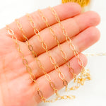 Load image into Gallery viewer, 1370FGF. 14K Yellow Gold Filled Flat Diamond and Round Link Chain