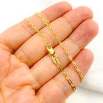 Load image into Gallery viewer,  14K Solid Gold Flat Marina Chain