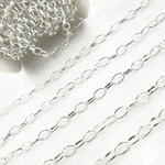 Load image into Gallery viewer, Sterling Silver Oval Link Chain