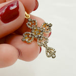 Load image into Gallery viewer, DC316. Diamond Sterling Silver Cross Pendant