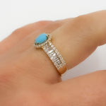 Load image into Gallery viewer, CR97175. 14K Solid Gold Diamond and Gemstone Ring