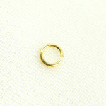 Load image into Gallery viewer, Gold Plated 925 Sterling Silver Open Jump Ring 24 Gauge 3mm. MFT050DE3GP
