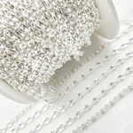 Load image into Gallery viewer, V174SS. Sterling Silver Marina and Cable Link Chain