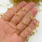 Load image into Gallery viewer, Gold Plated 925 Sterling Silver Oval Link Chains