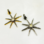 Load image into Gallery viewer, DP362. Diamond & Sterling Silver Star Pendant with Polki Diamond