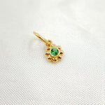 Load image into Gallery viewer, Buy now Solid Gold Diamond Flower Charm