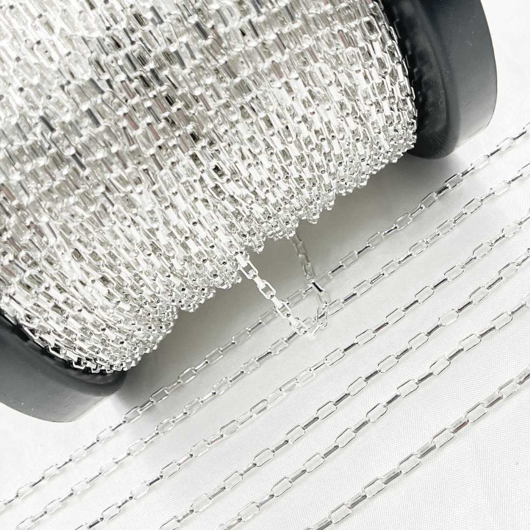 Z99SS. Sterling Silver Smooth Box Link Chain